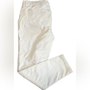 Seven7 White Tummyless High Rise Skinny Jeans 16